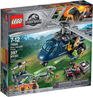 Poursuite en hélicoptère de Blue | Jurassic World | 75928