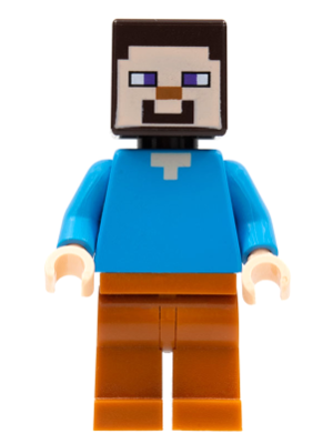 Steve (Light Nougat) - Dark Orange Legs | min056
