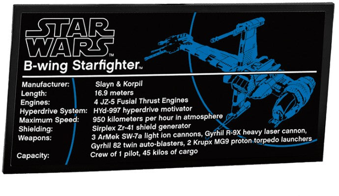 B-wing Starfighter | Star Wars | 10227