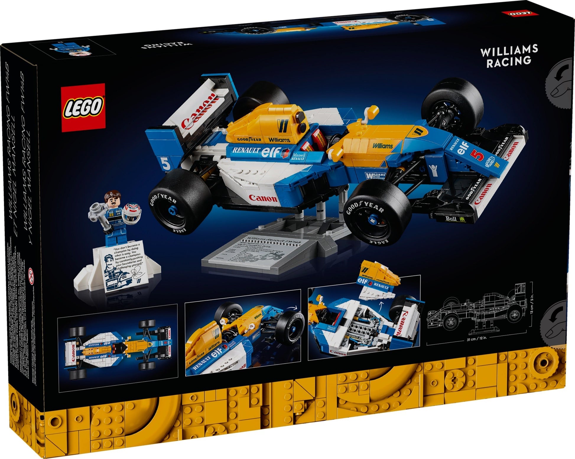 Williams Racing FW14B et Nigel Mansell | Icônes | 10353