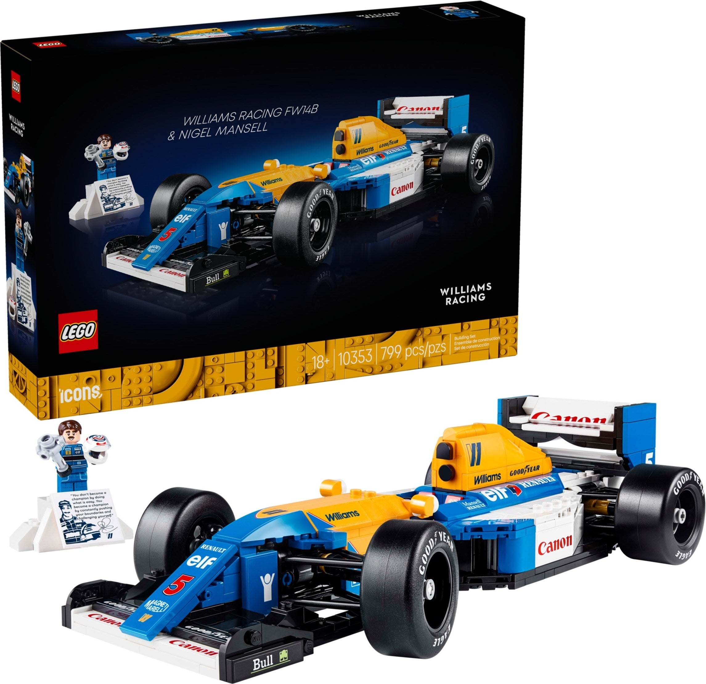 Williams Racing FW14B & Nigel Mansell | Icons | 10353