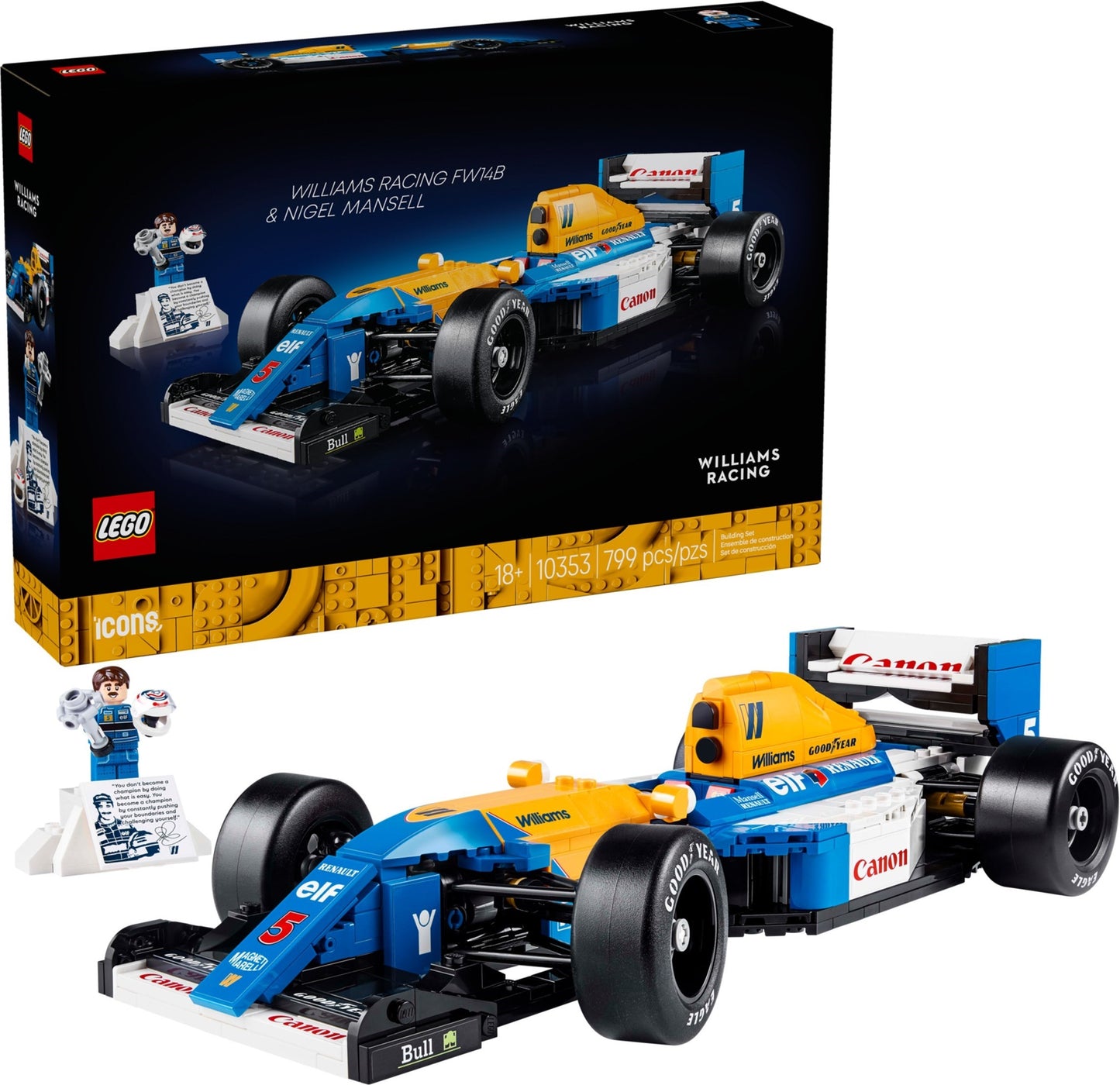 Williams Racing FW14B et Nigel Mansell | Icônes | 10353