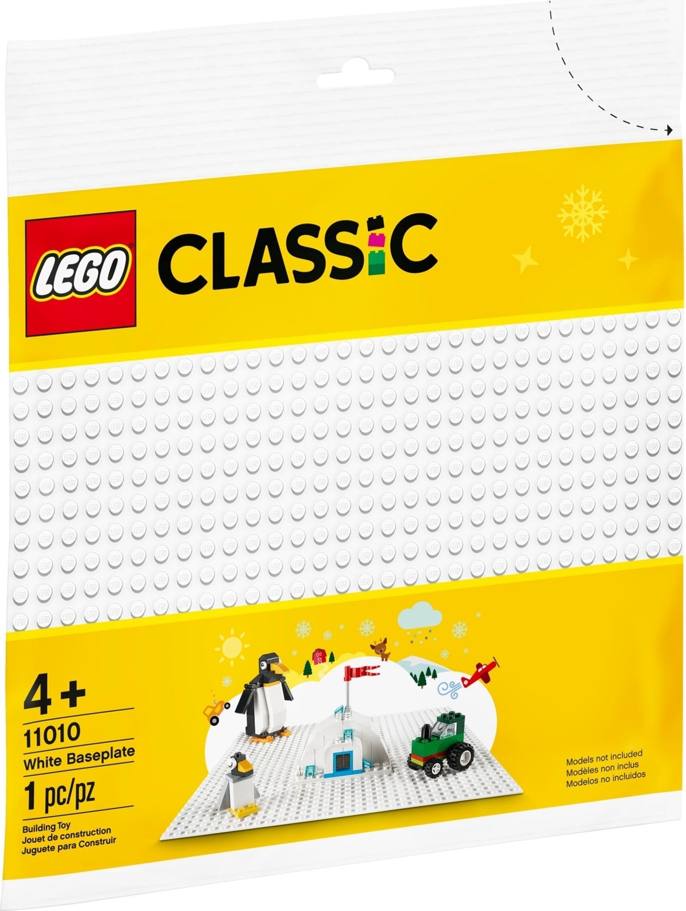 White Baseplate | Classic | 11010
