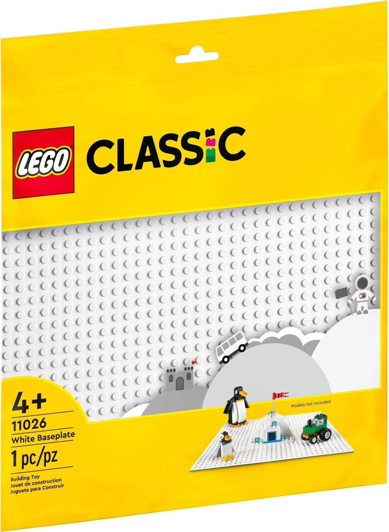 White Baseplate | Classic | 11026