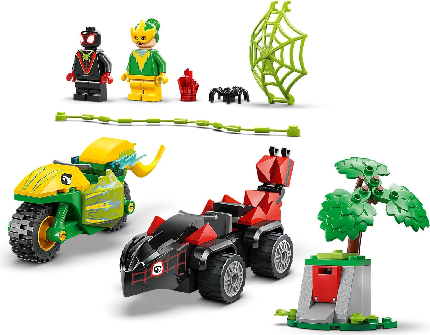 Spin and Electro Dinosaur Vehicle Chase | Marvel Super Heroes | 11198