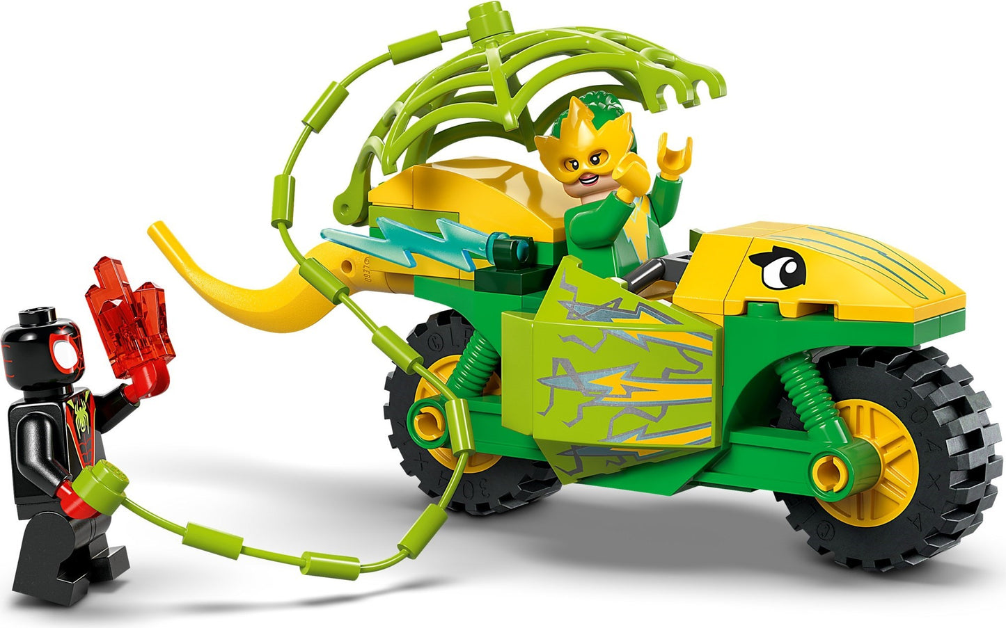 Spin and Electro Dinosaur Vehicle Chase | Marvel Super Heroes | 11198