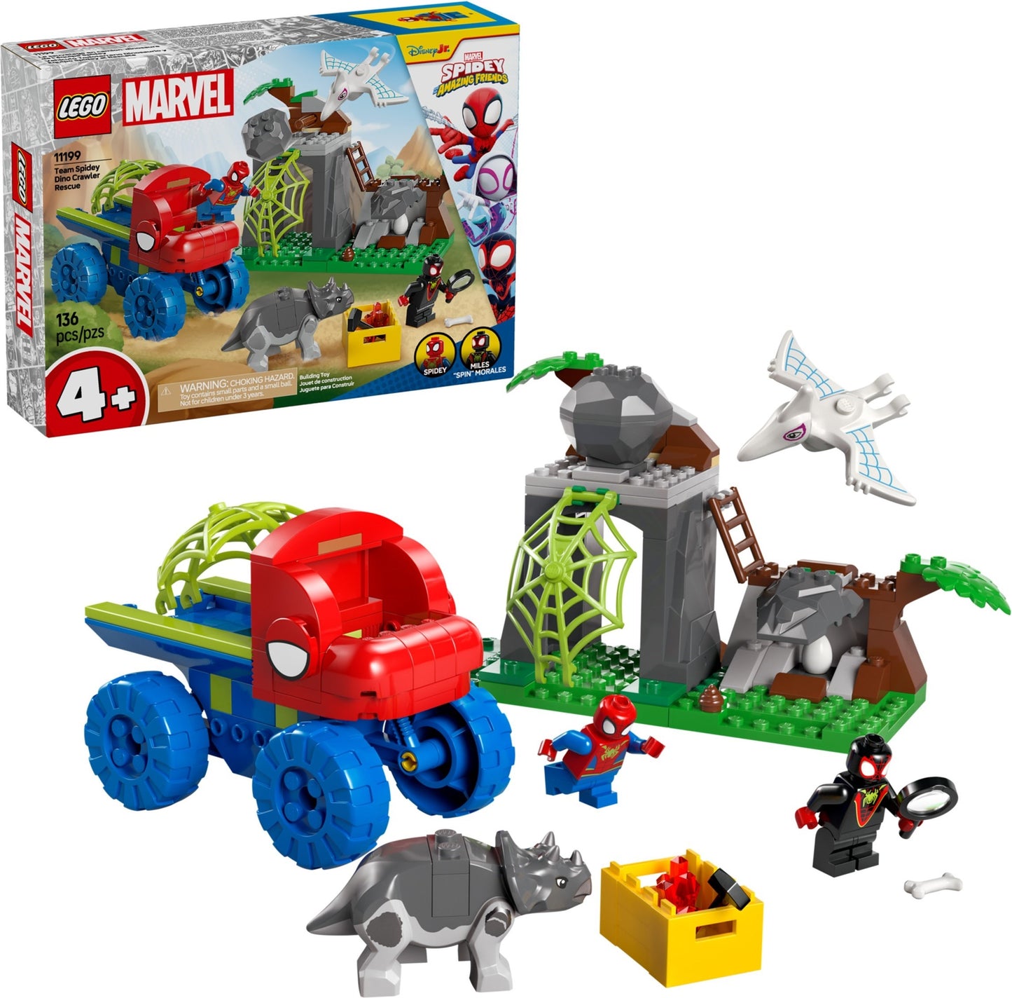 Team Spidey Dino Crawler Rescue | Marvel Super Heroes | 11199