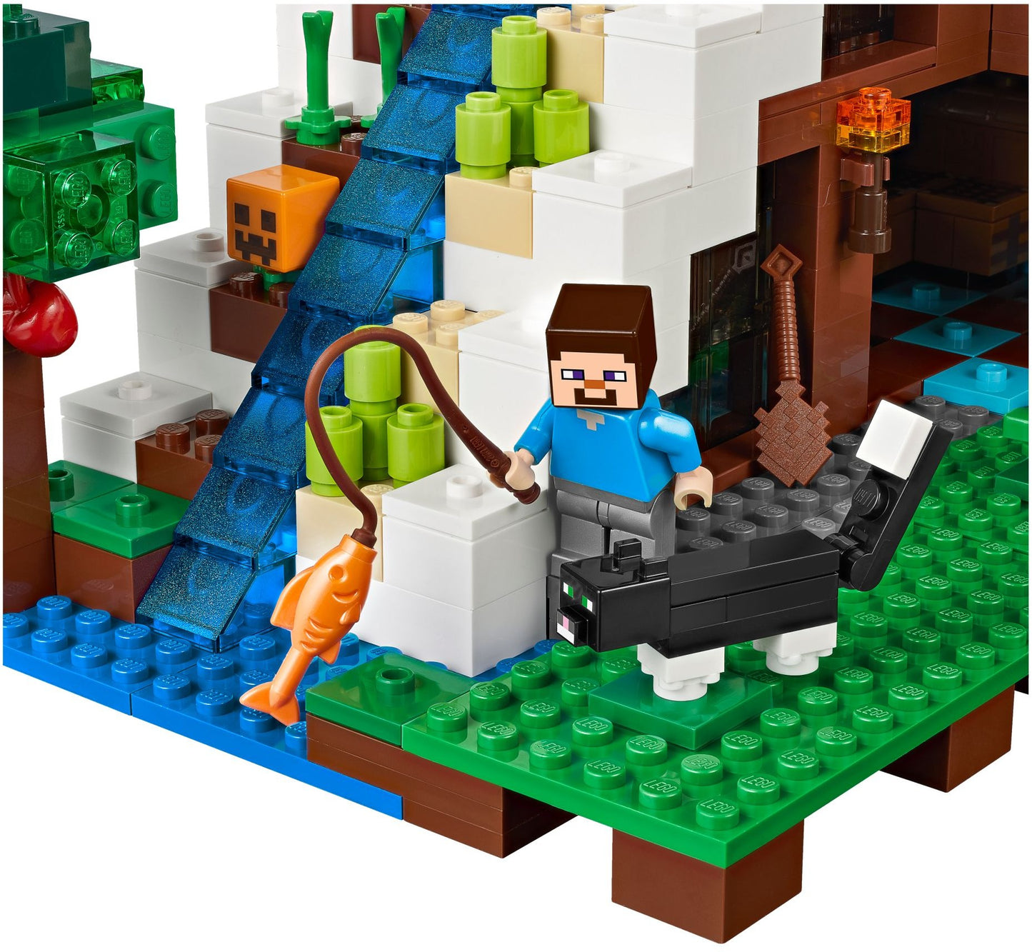 The Waterfall Base | Minecraft | 21134