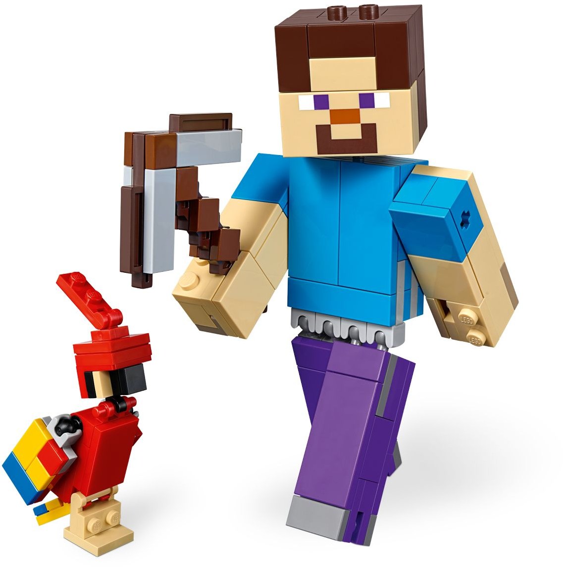 Minecraft Steve BigFig with Parrot | Minecraft | 21148