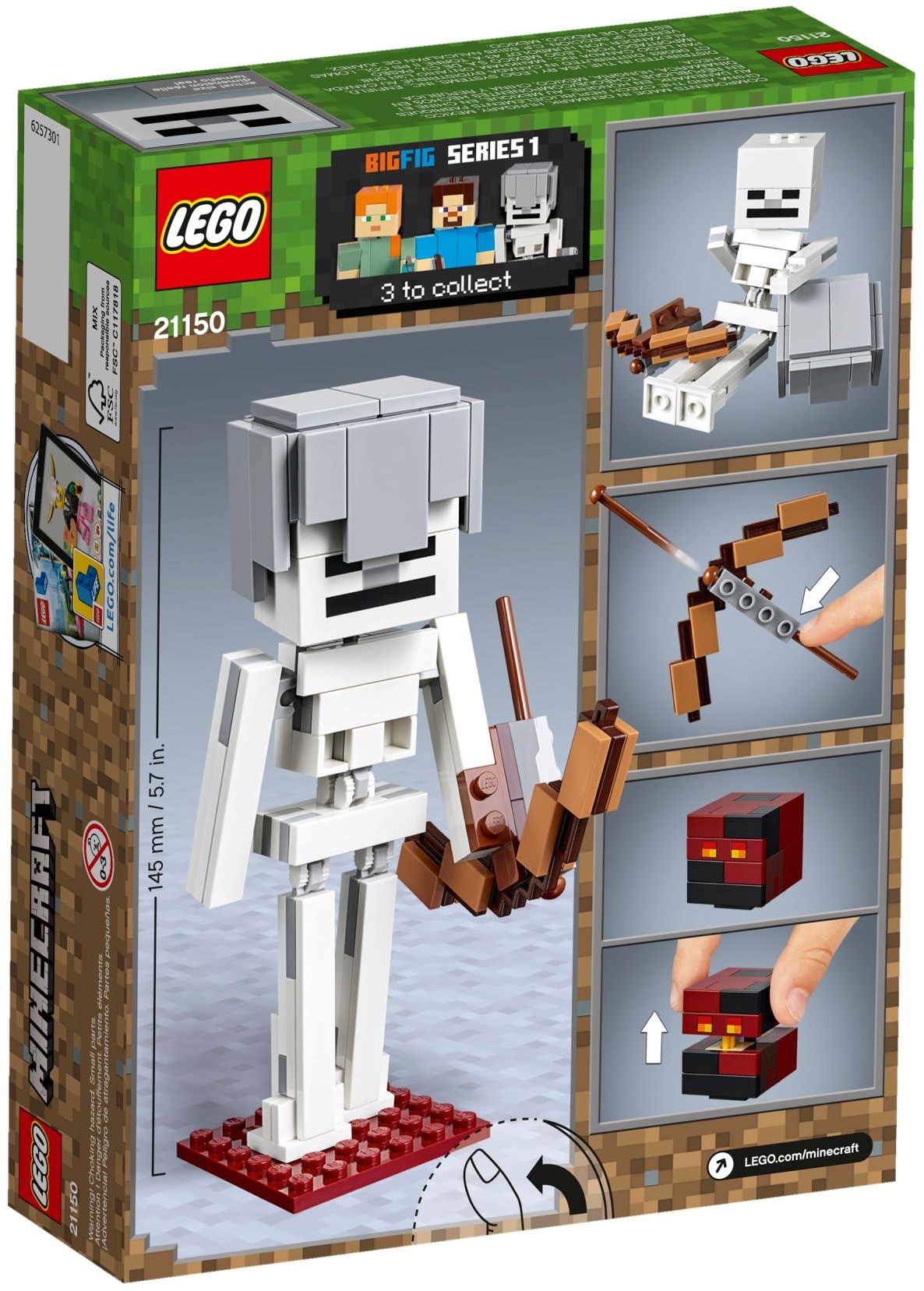 Minecraft Skeleton BigFig with Magma Cube | Minecraft | 21150