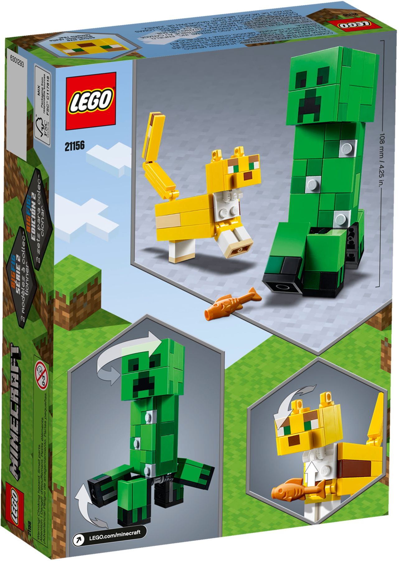 BigFig Creeper and Ocelot | Minecraft | 21156