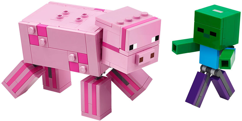 Cochon BigFig avec bébé zombie | Minecraft | 21157