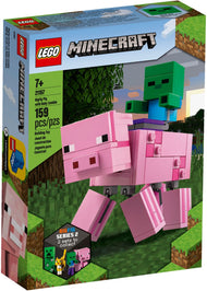 BigFig Pig with Baby Zombie | Minecraft | 21157