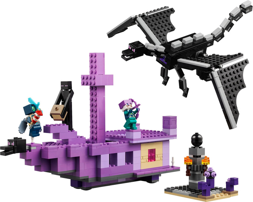 The Ender Dragon and End Ship | Minecraft | 21264