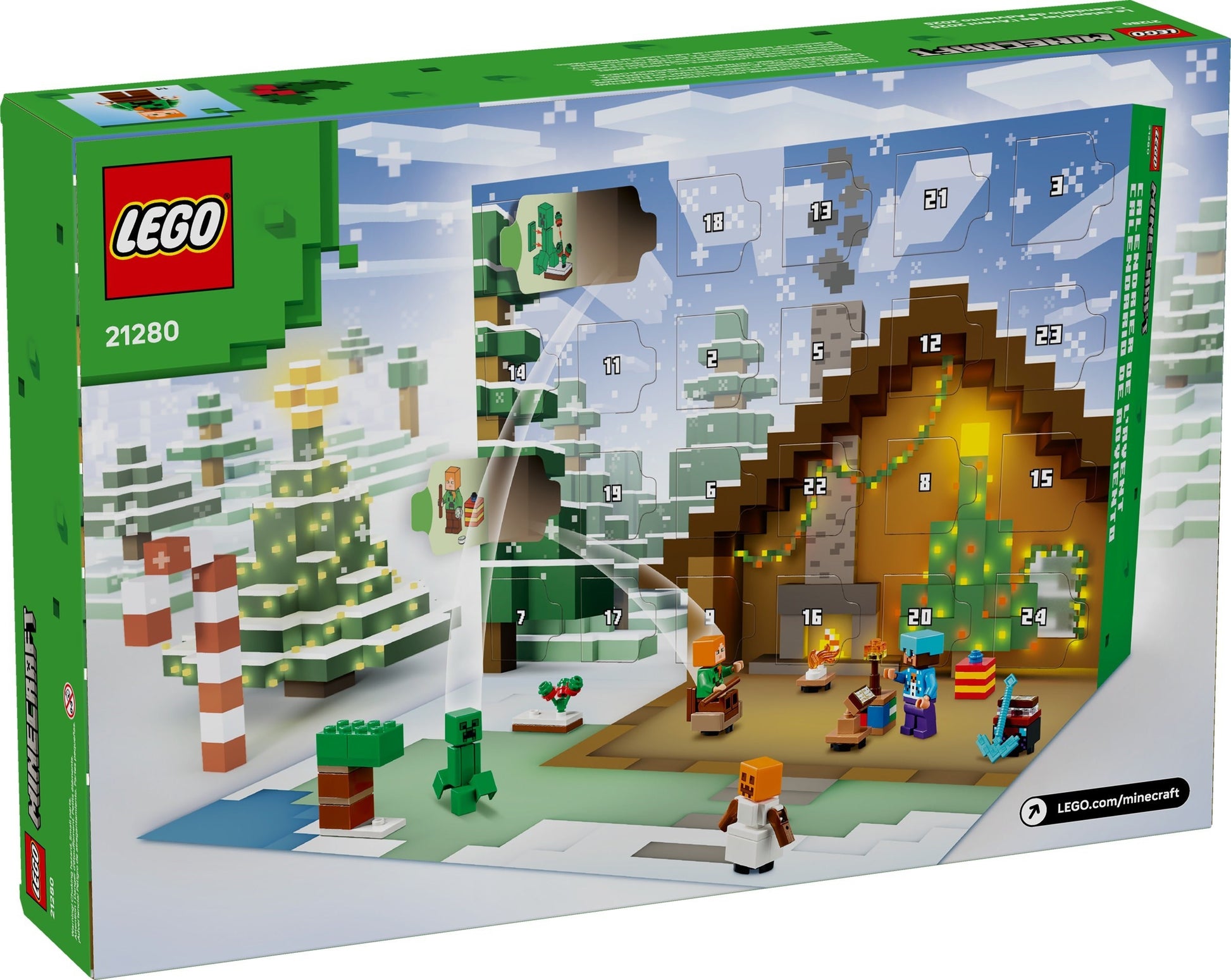LEGO Minecraft Advent Calendar 2025 | Minecraft | 21280