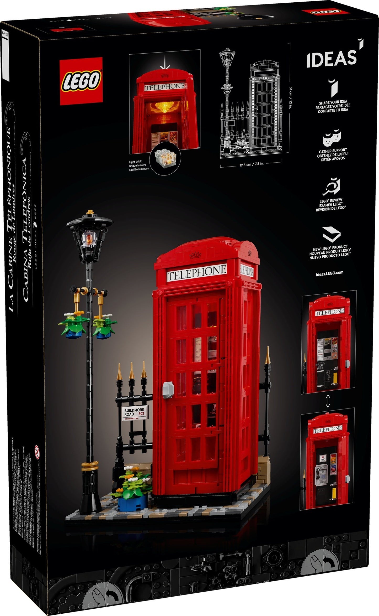 Cabine téléphonique rouge londonienne | Idées | 21347