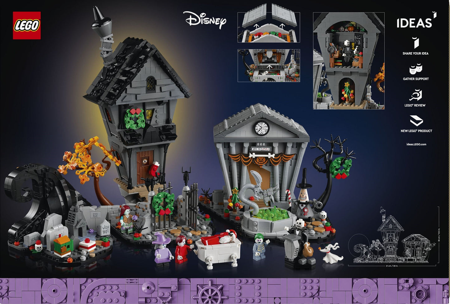 Disney Tim Burton's The Nightmare Before Christmas | Ideas | 21351