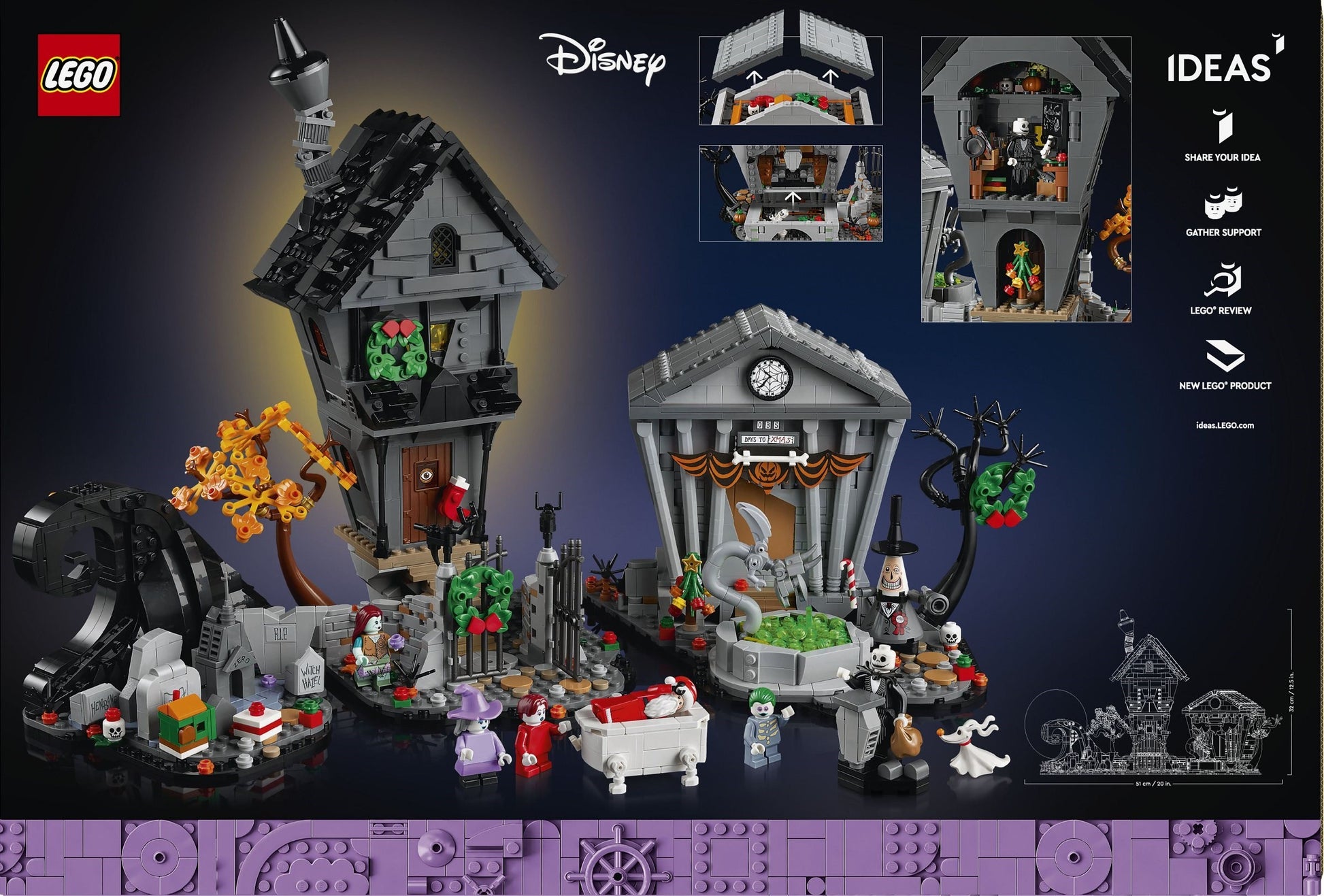 Disney Tim Burton's The Nightmare Before Christmas | Ideas | 21351