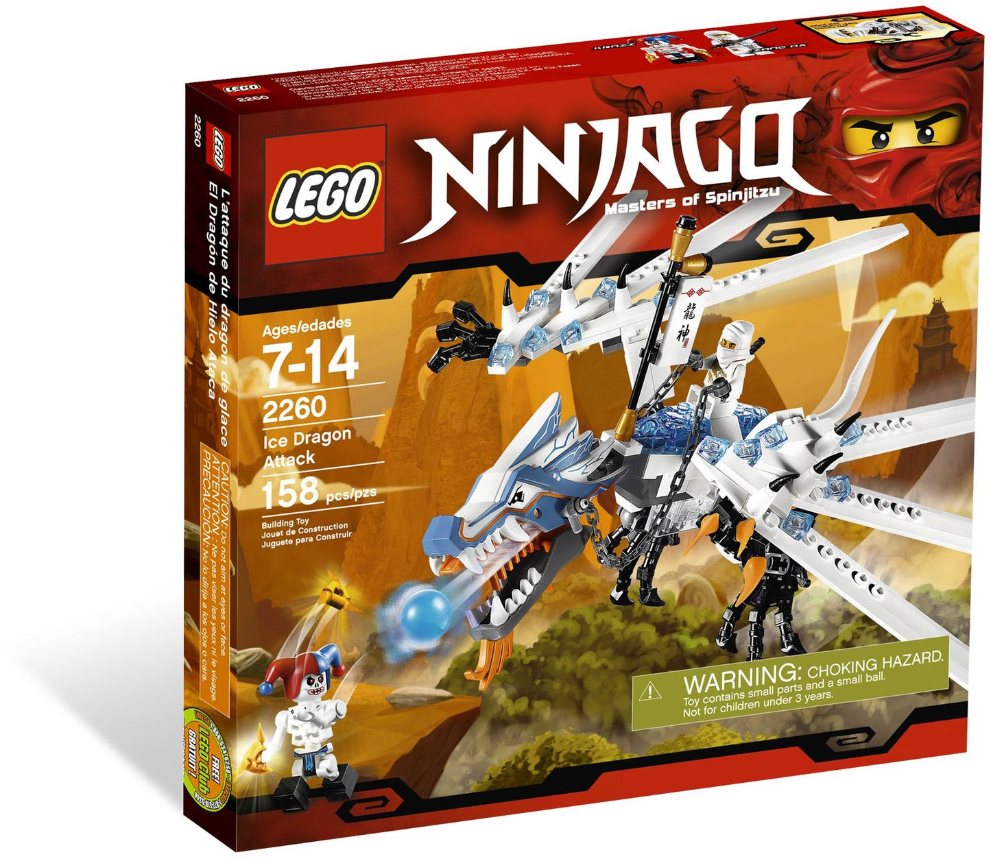 Attaque du Dragon de Glace | Ninjago | 2260