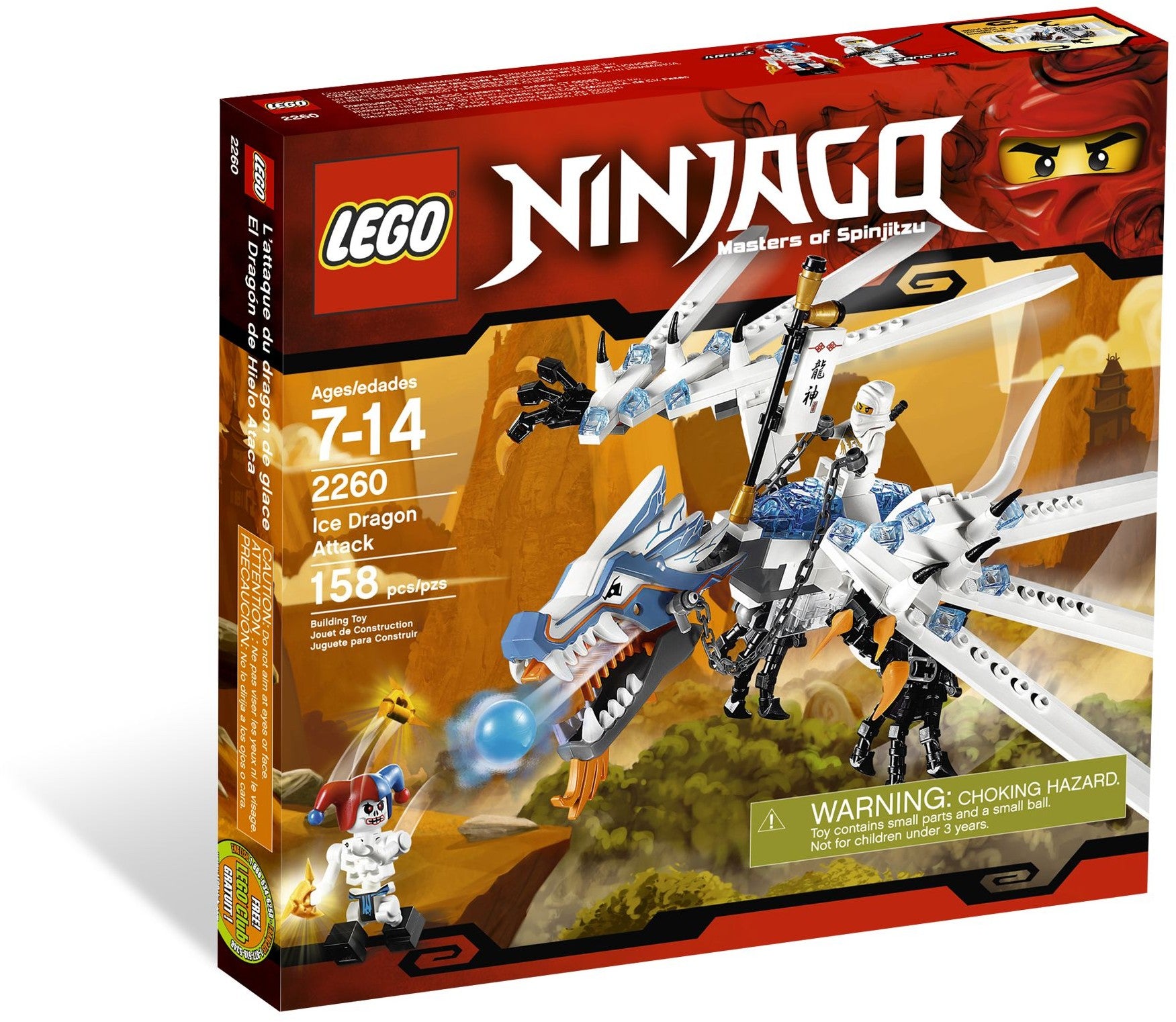 Attaque du Dragon de Glace | Ninjago | 2260