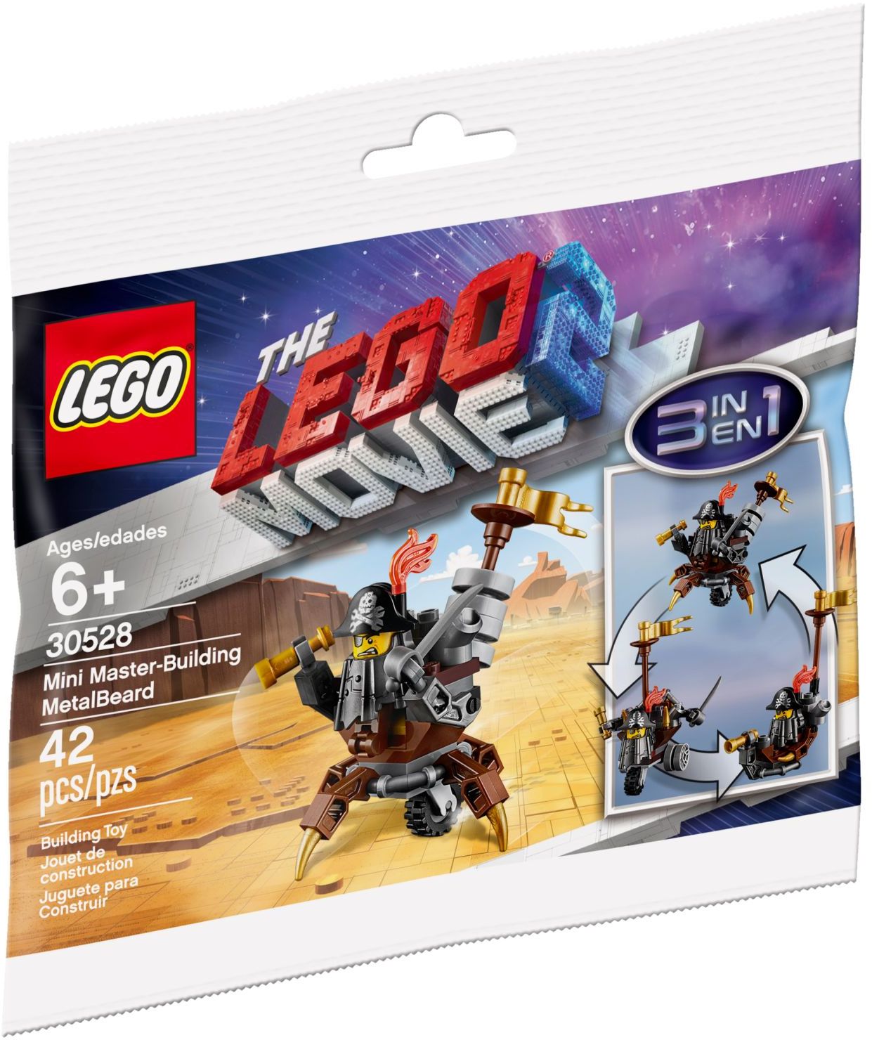 Mini Master-Building Barbe d'Acier | La Grande Aventure LEGO 2 | 30528