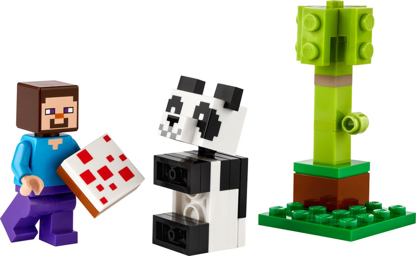 Steve and Baby Panda | Minecraft | 30672