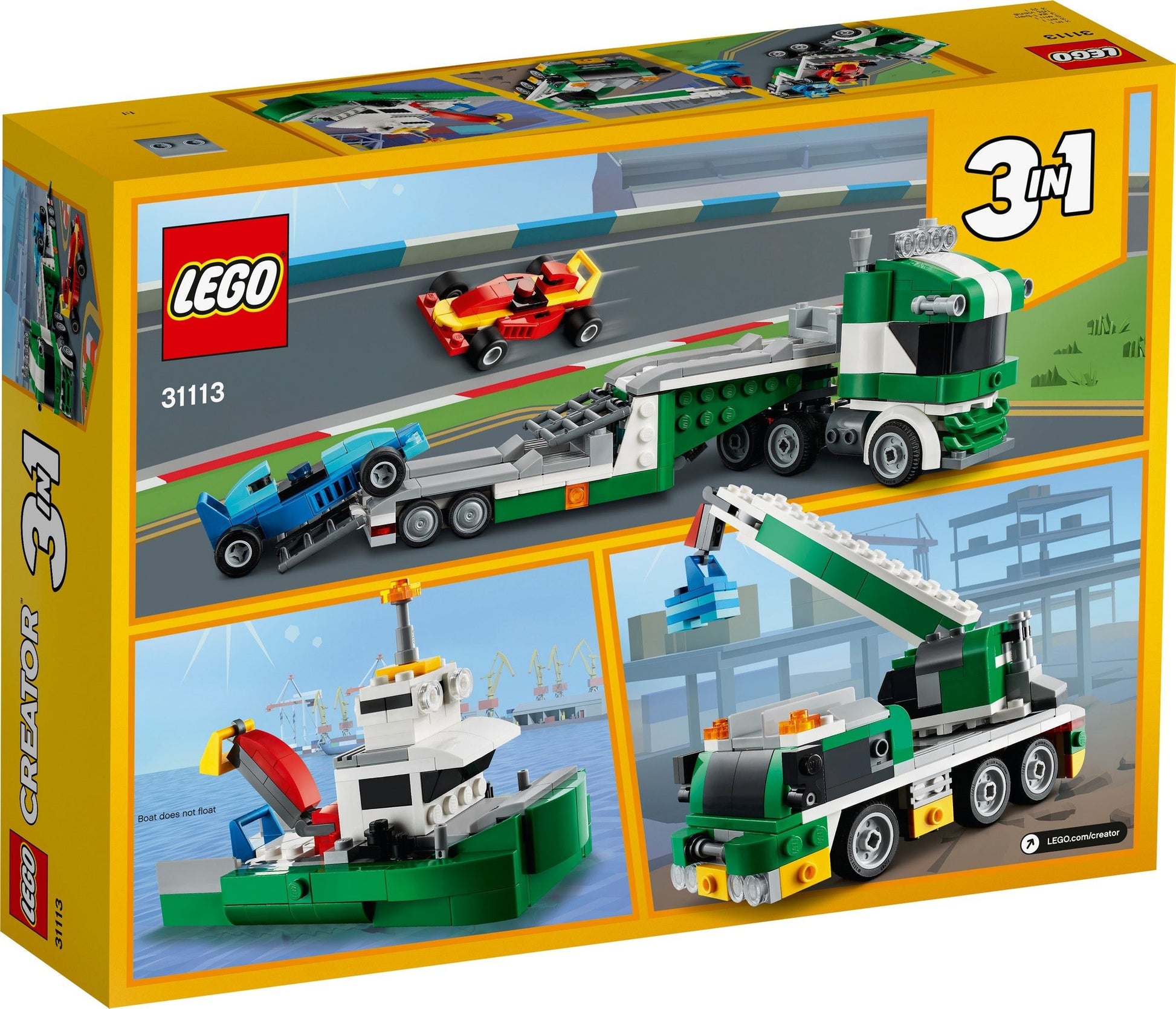 Race Car Transporter | Creator | 31113