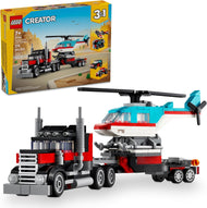 Flatbed Truck with Helicopter | Creator | 31146
