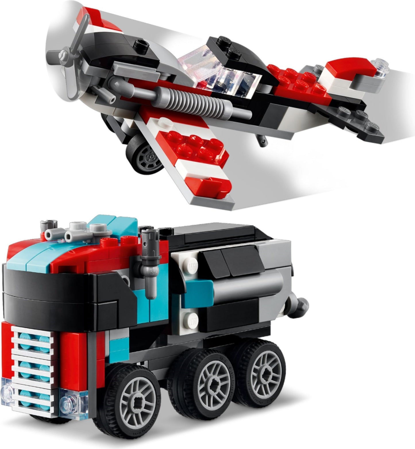 Flatbed Truck with Helicopter | Creator | 31146