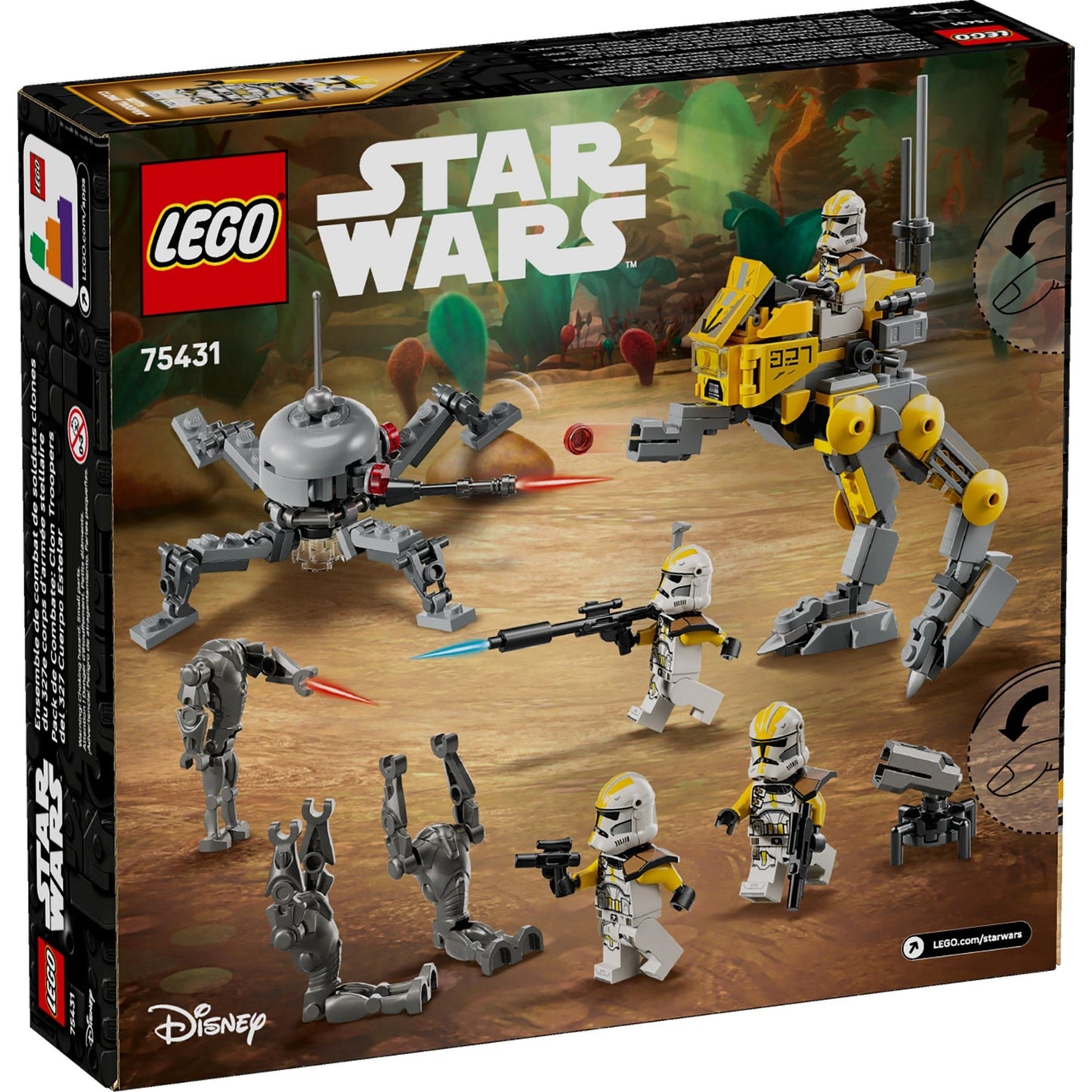 327th Star Corps Clone Troopers Battle Pack | Star Wars | 75431