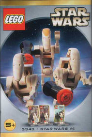 Star Wars #4 - Battle Droid Commander and 2 Battle Droids | Star Wars | 3343