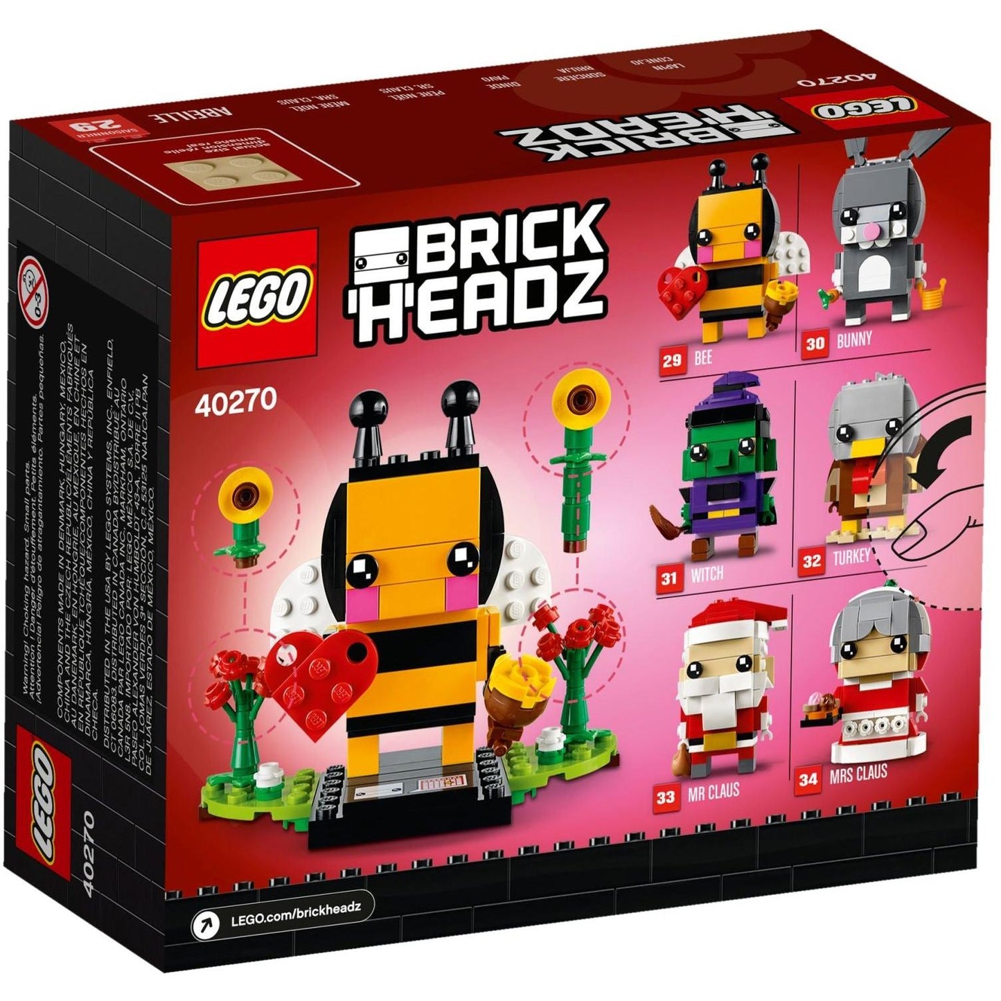 Valentine's Bee | BrickHeadz | 40270