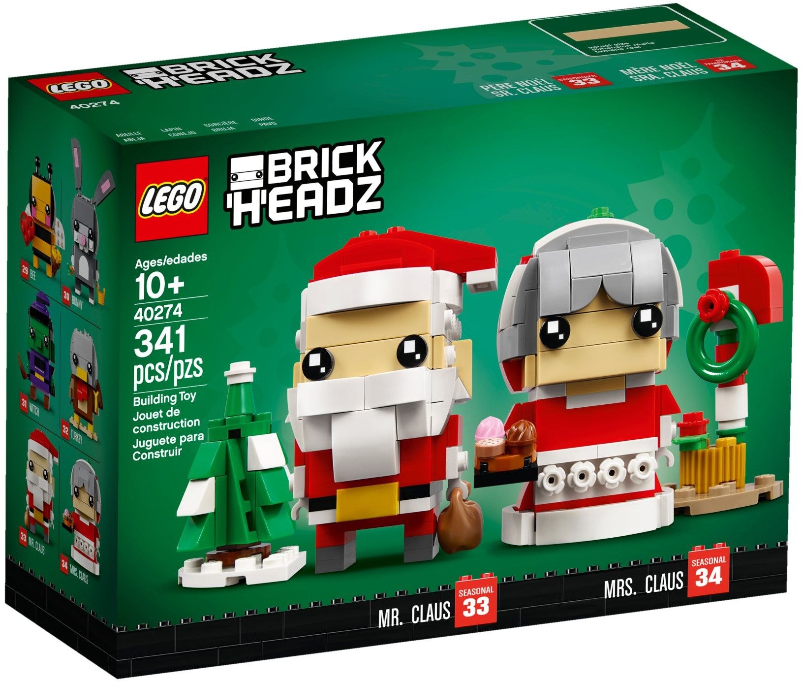 Mr. & Mrs. Claus | BrickHeadz | 40274