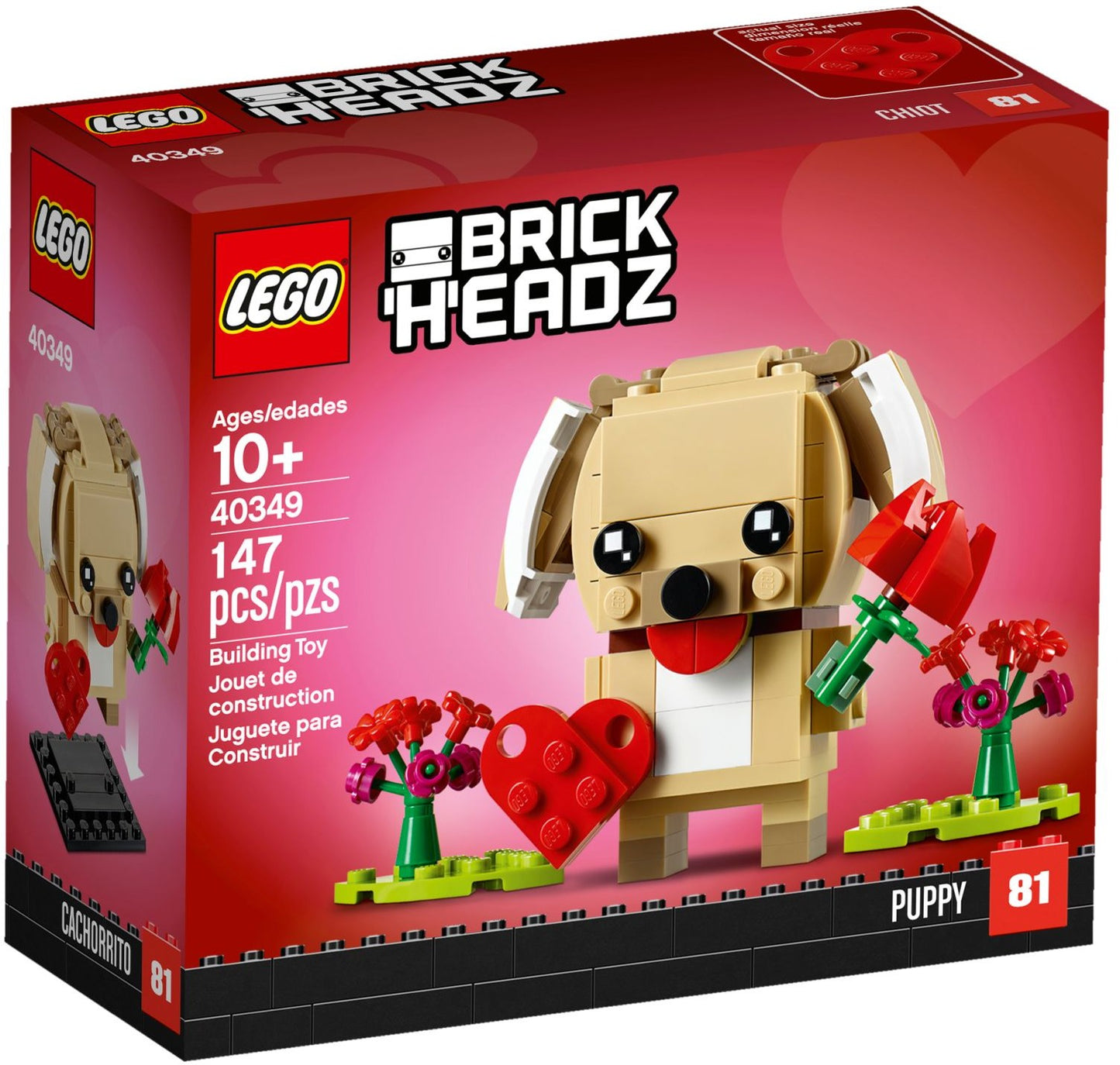 Chiot de la Saint-Valentin | BrickHeadz | 40349