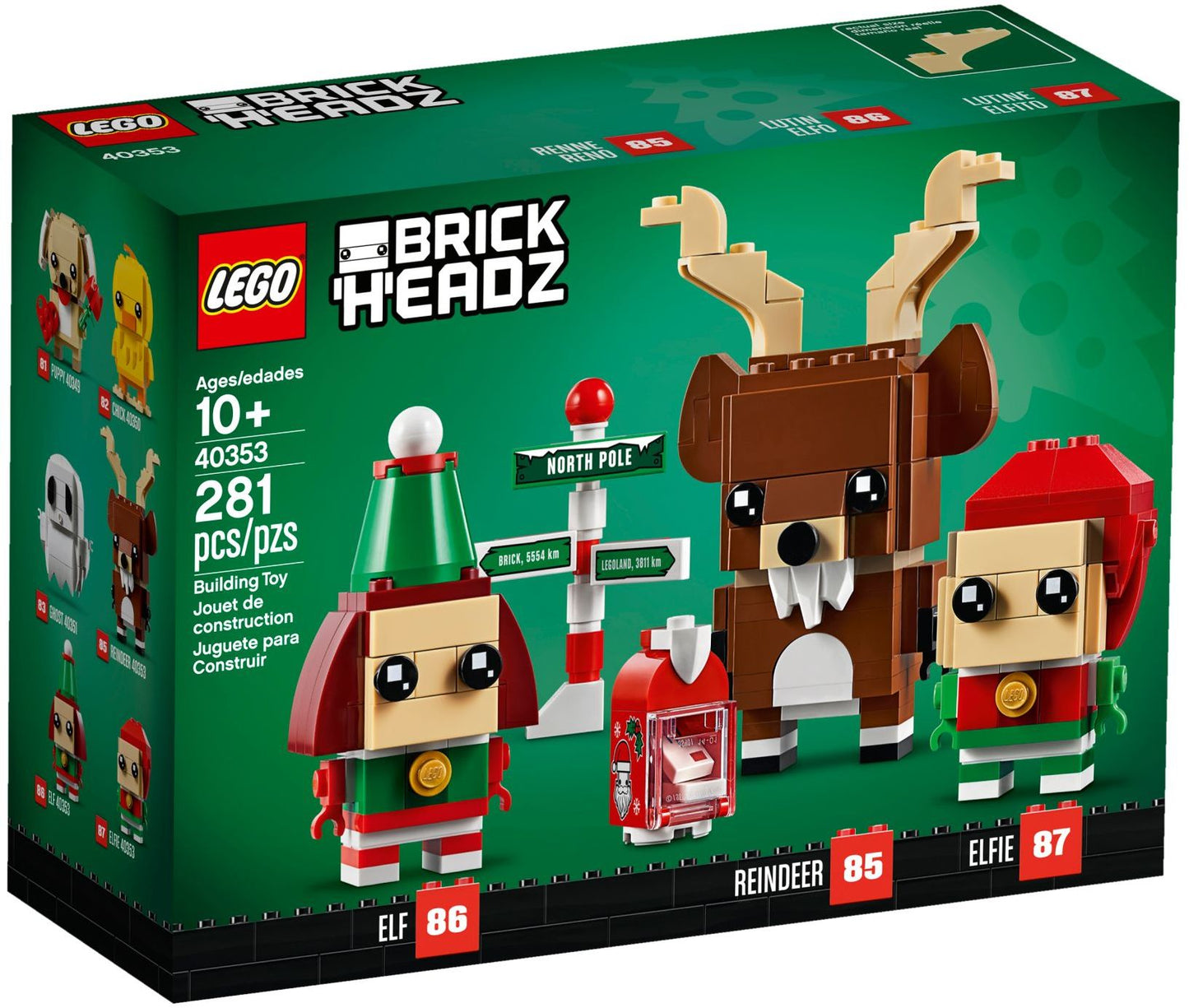Renne, elfe et elfe | BrickHeadz | 40353