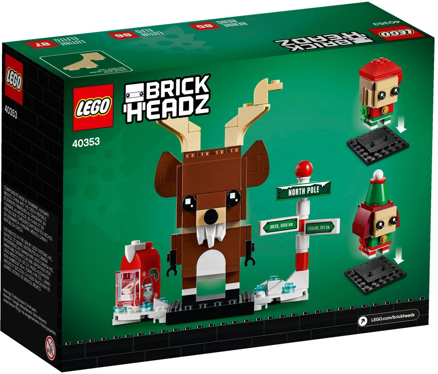 Renne, elfe et elfe | BrickHeadz | 40353