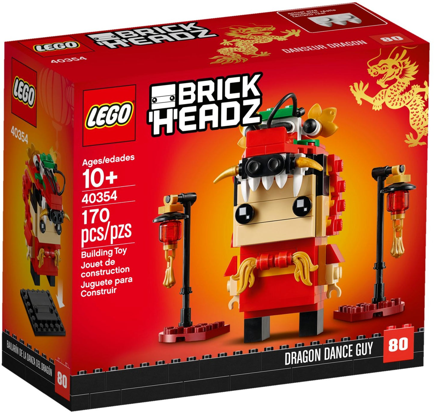 Dragon Dance Guy | BrickHeadz | 40354