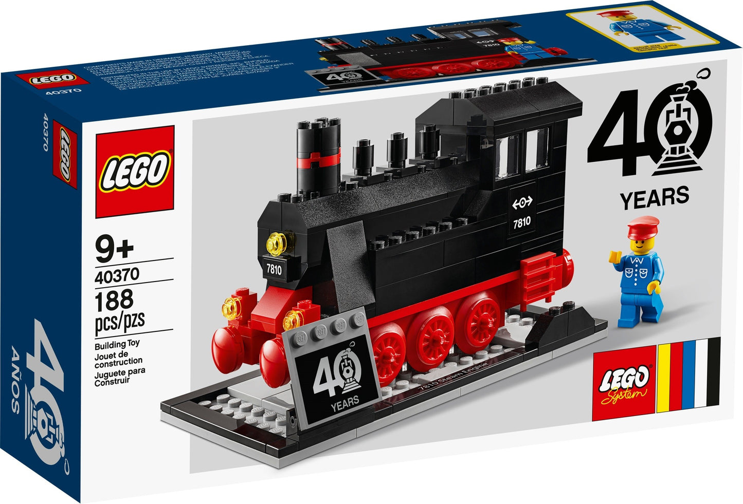 LEGO Trains - Coffret 40e anniversaire | Promotionnel | 40370