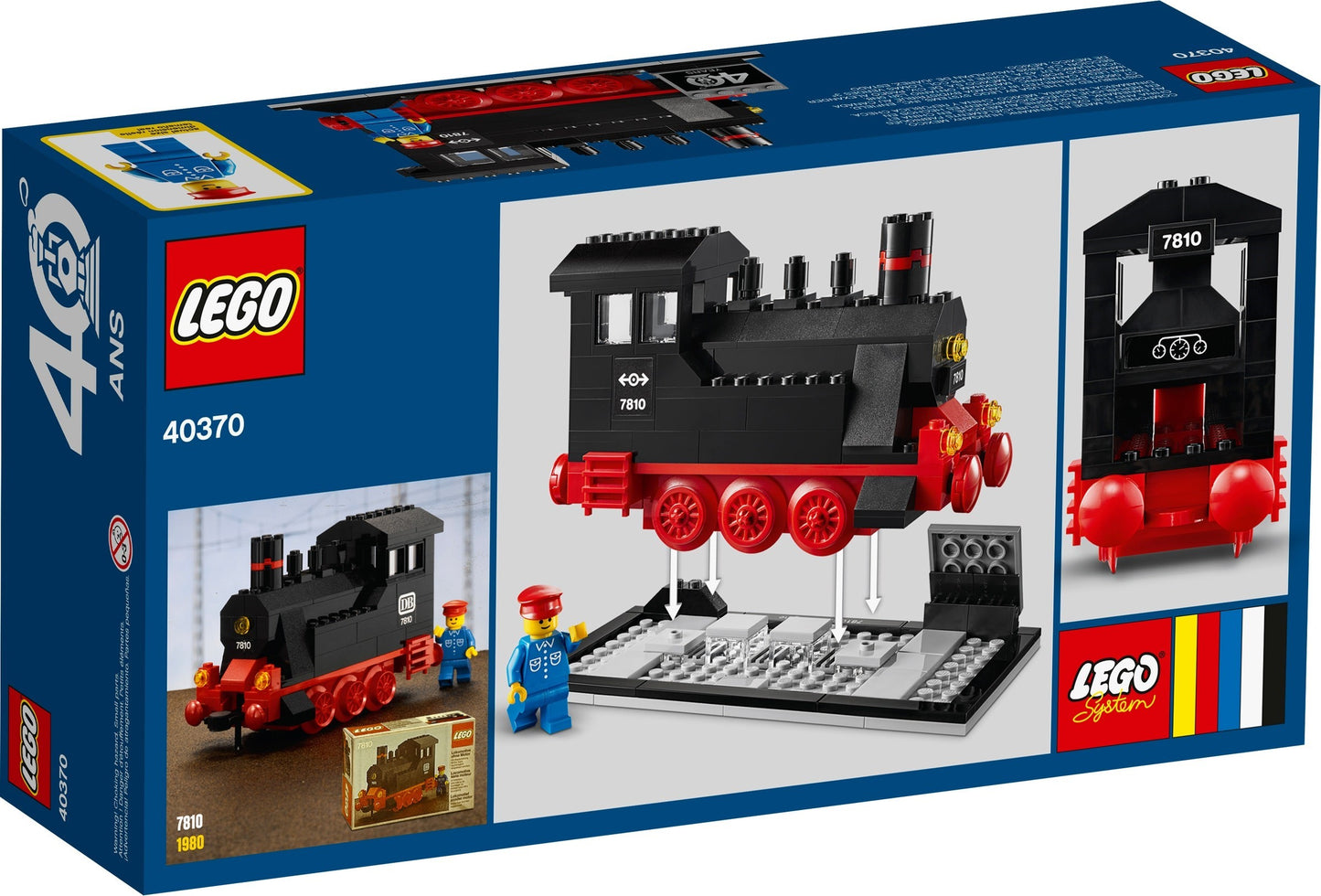 LEGO Trains - Coffret 40e anniversaire | Promotionnel | 40370