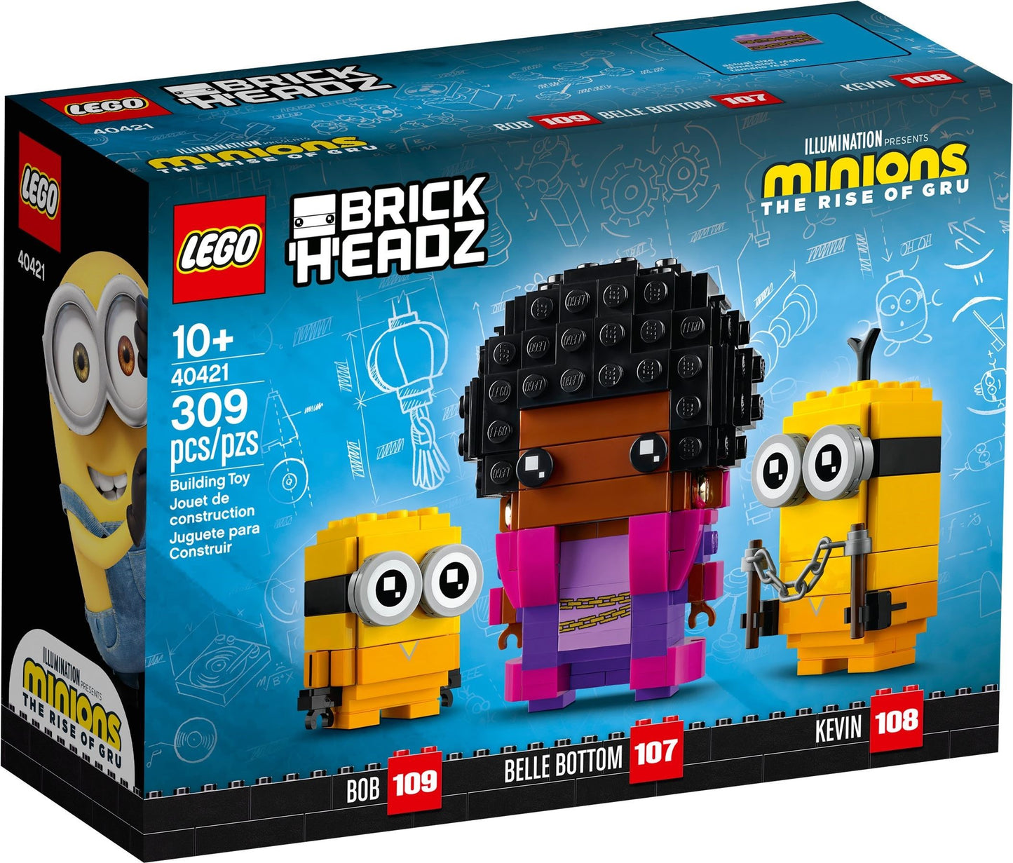 Belle Bottom, Kevin et Bob | BrickHeadz | 40421