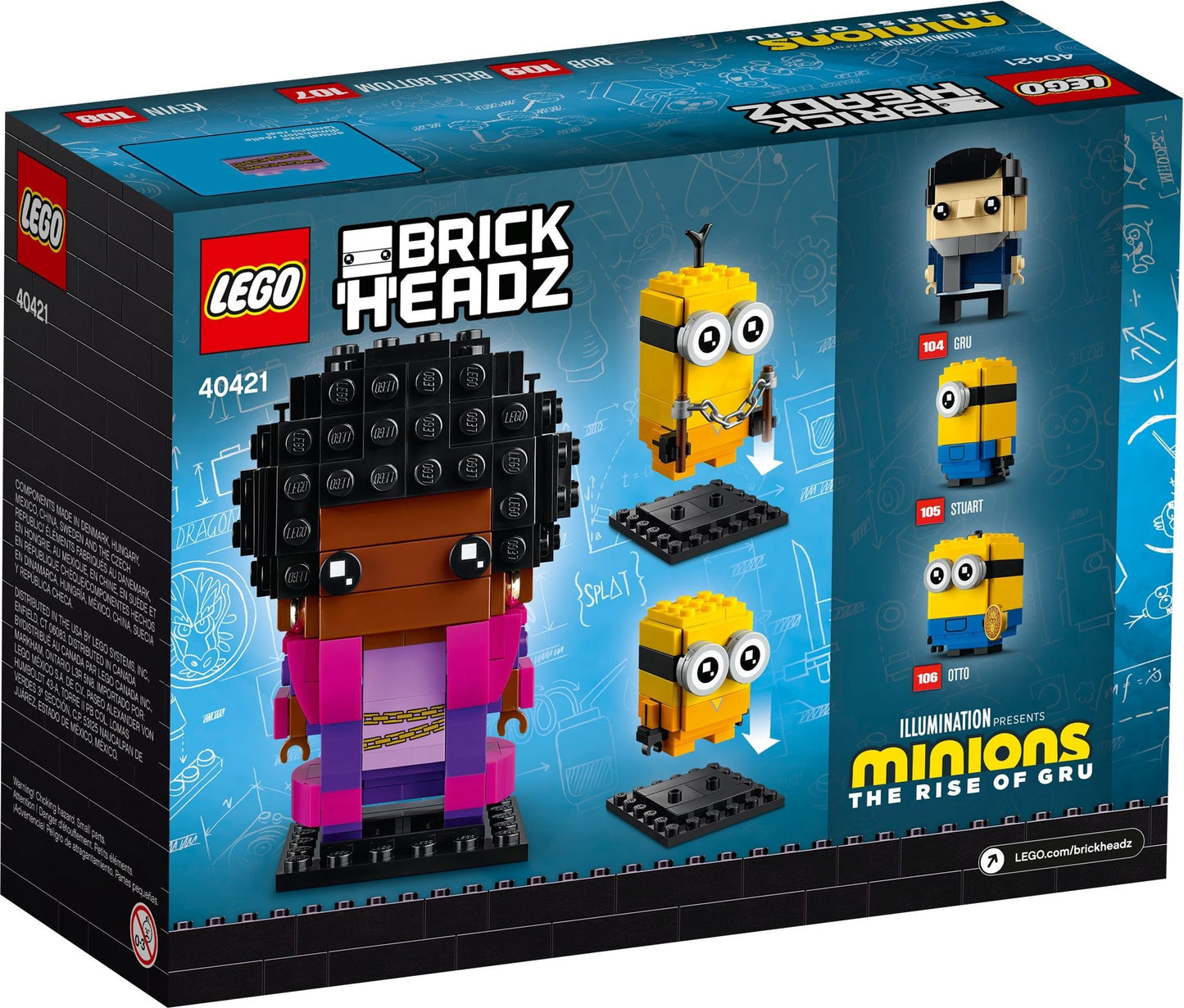 Belle Bottom, Kevin et Bob | BrickHeadz | 40421