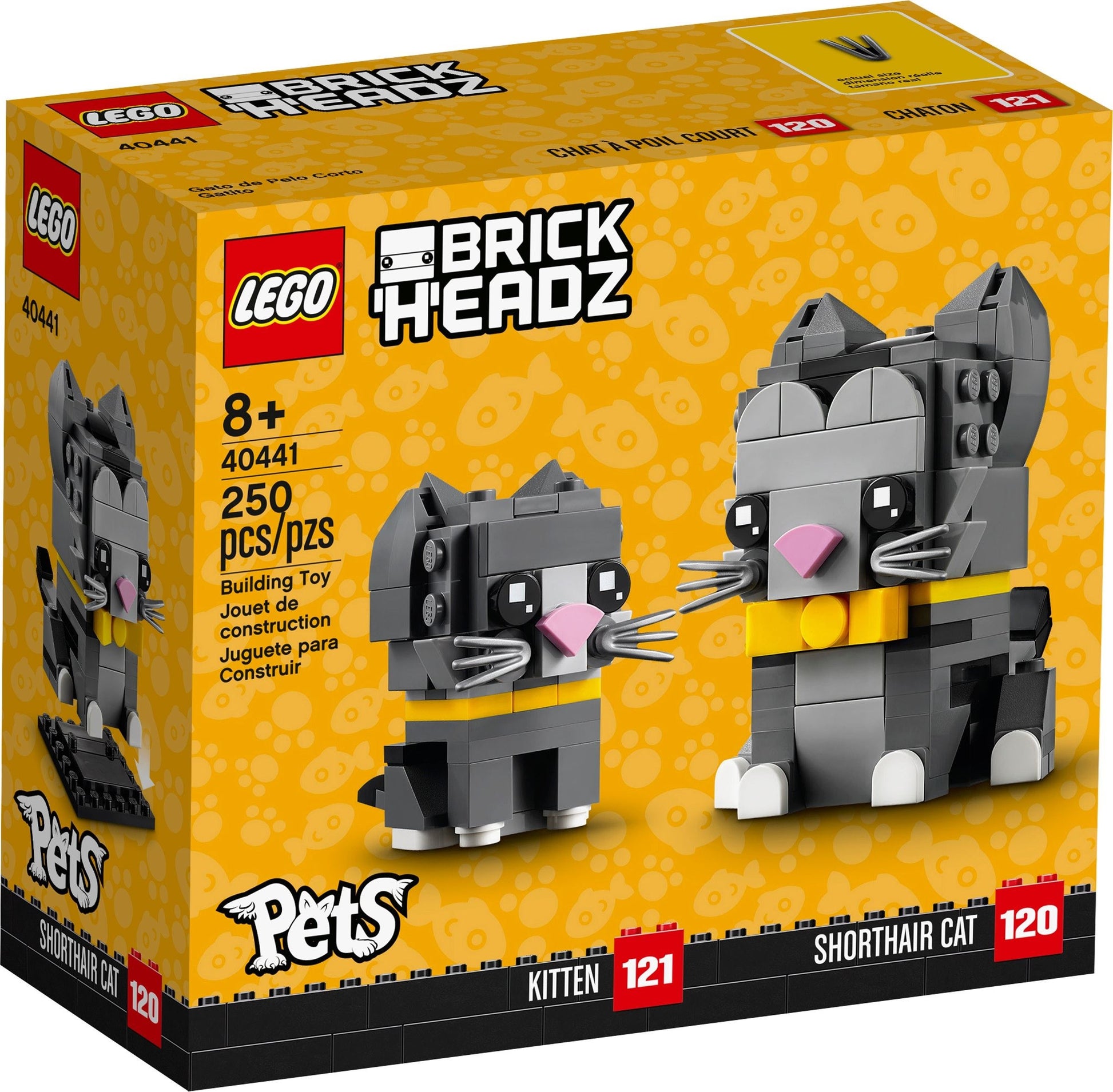 Chats à poil court | BrickHeadz | 40441