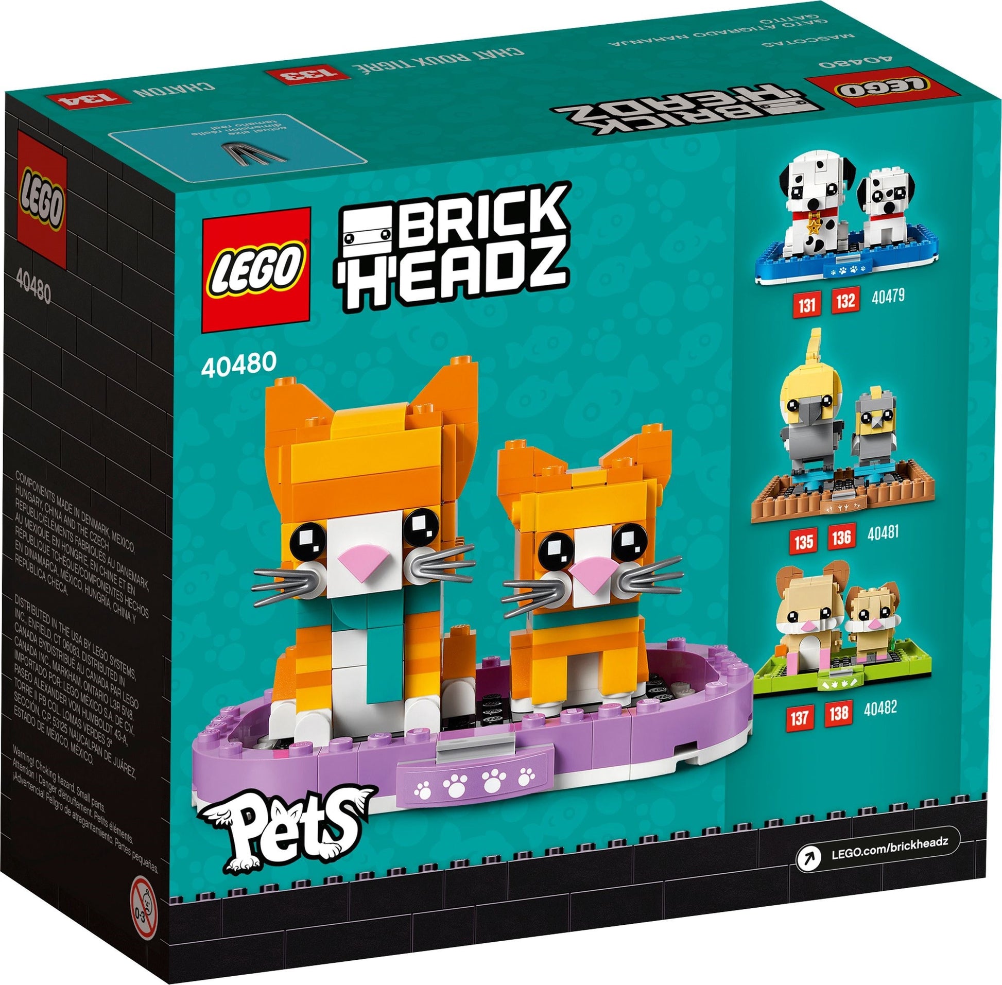 Ginger Tabby | BrickHeadz | 40480
