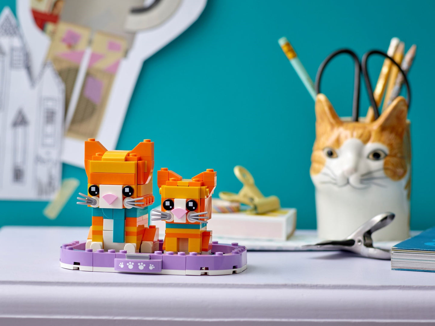 Ginger Tabby | BrickHeadz | 40480