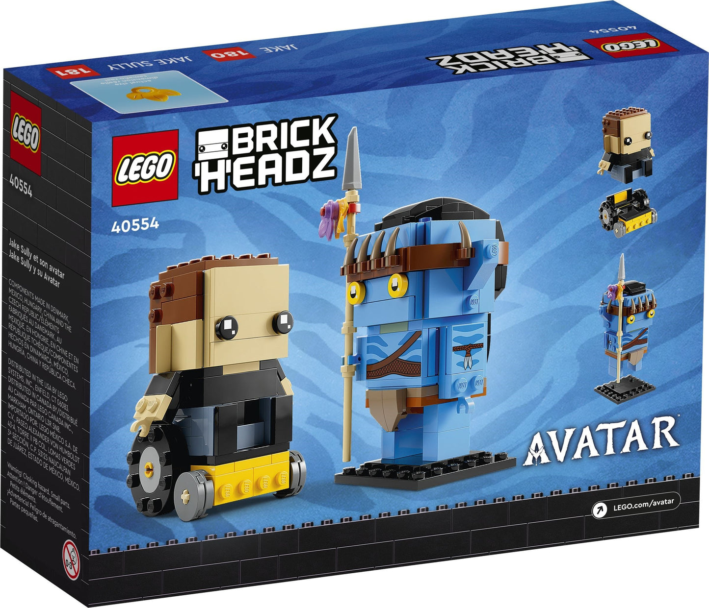 Jake Sully & his Avatar | BrickHeadz | 40554