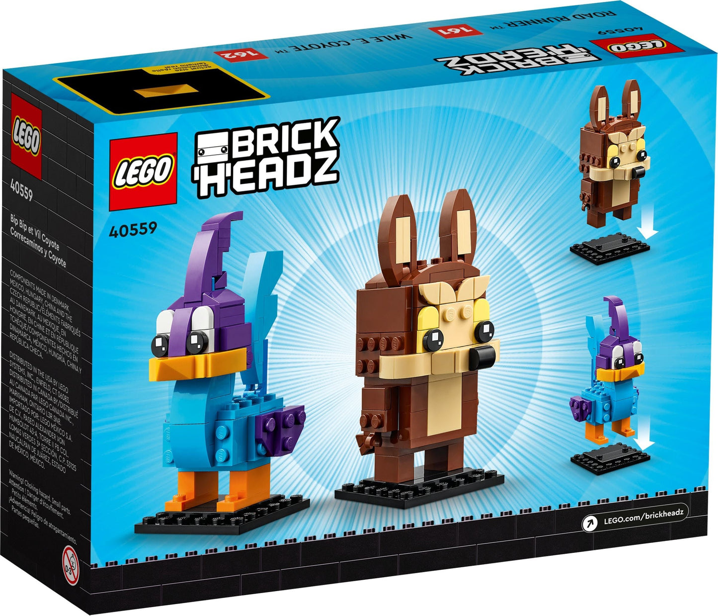 Road Runner & Wile E. Coyote | BrickHeadz | 40559