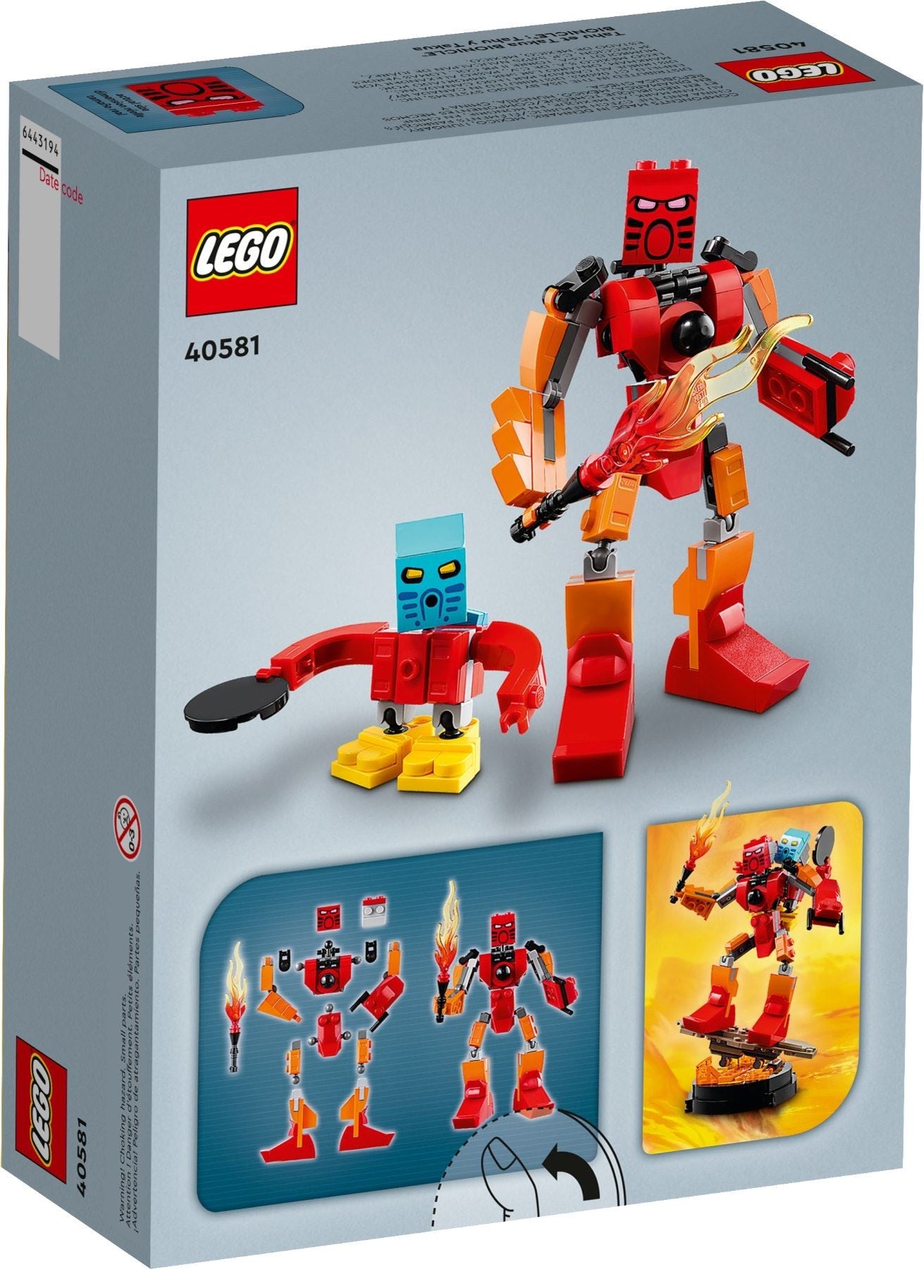 BIONICLE Tahu and Takua | Icons | 40581