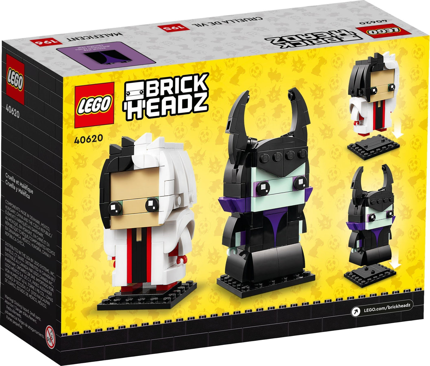 Cruella & Maleficent | BrickHeadz | 40620
