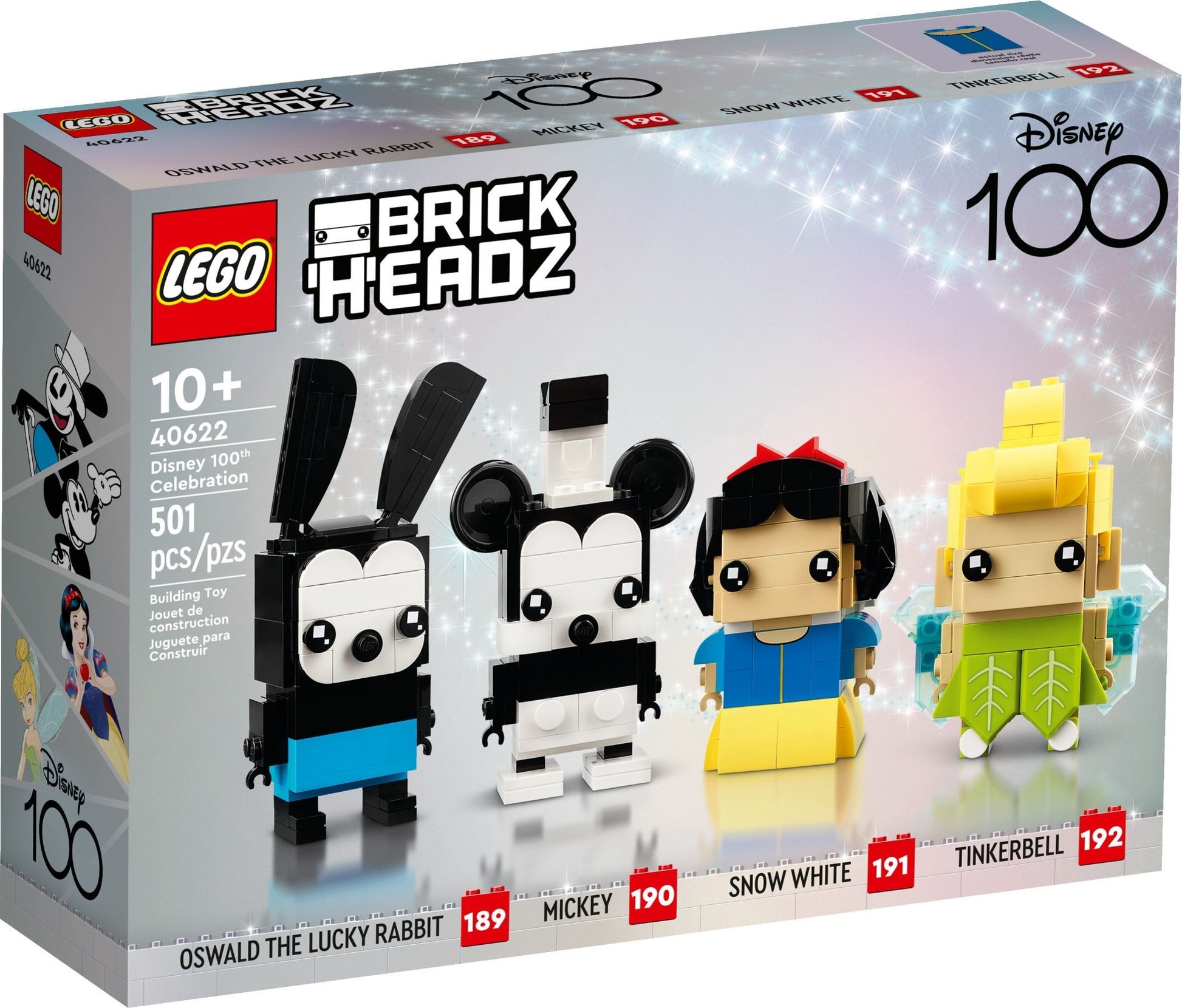 Célébration du 100e anniversaire de Disney | BrickHeadz | 40622