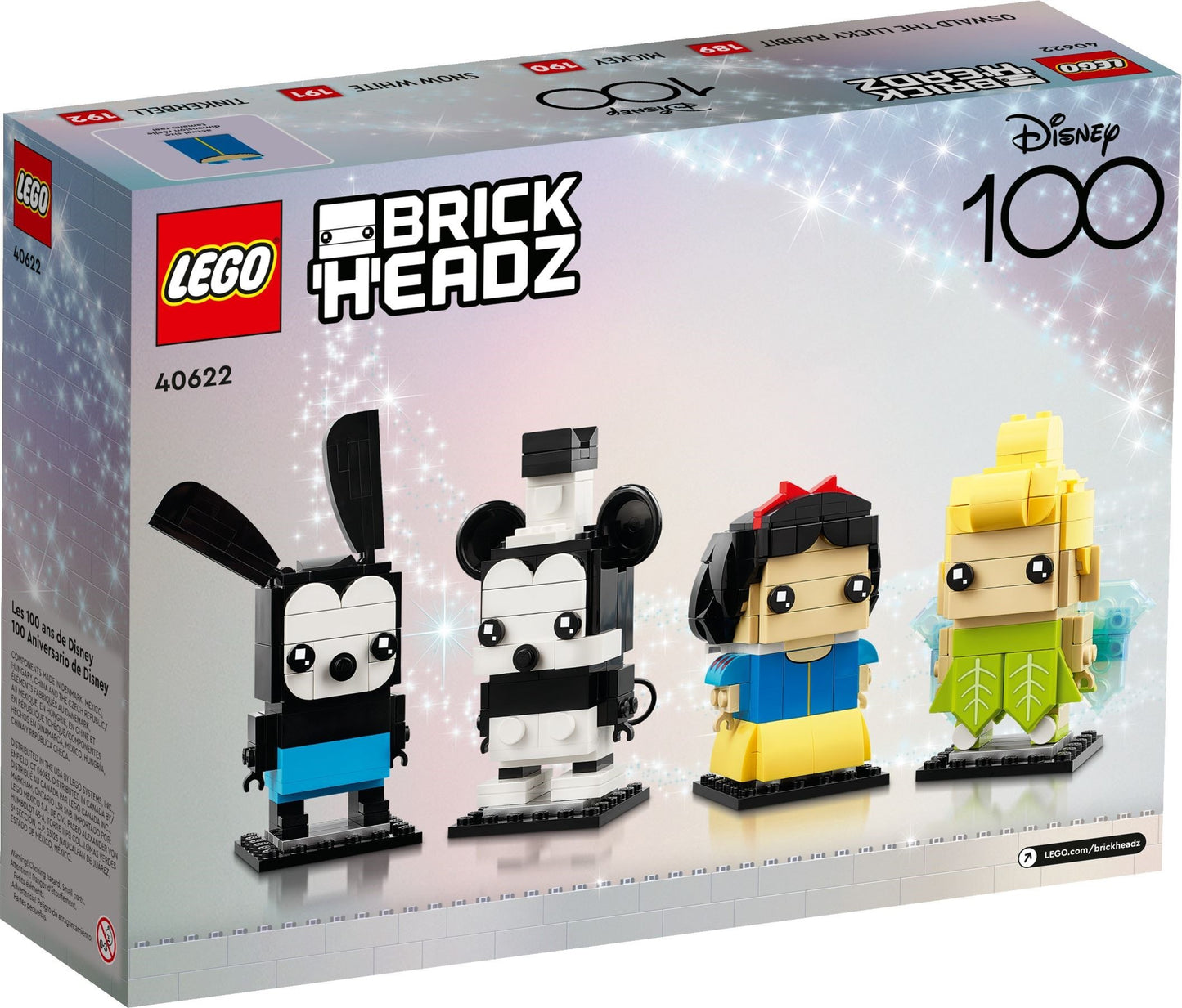 Célébration du 100e anniversaire de Disney | BrickHeadz | 40622